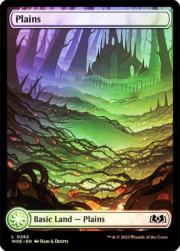 Plains (full art foil) #0262 [WOE]