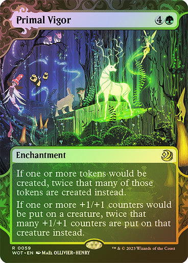 Primal Vigour (enchanting tale foil) #0059 [WOE] [WOT]