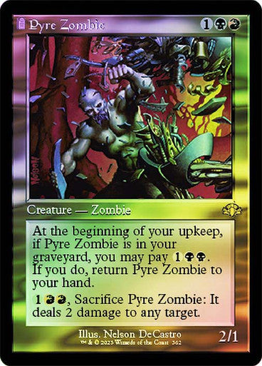 Pyre Zombie (Retro Frame) (Foil)