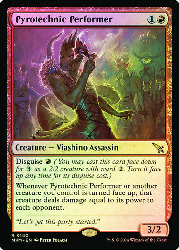 Pyrotechnic Performer (Foil) #0140 R R [MKM]