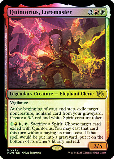 Quintorius, Loremaster (foil) #0250 [MOM]