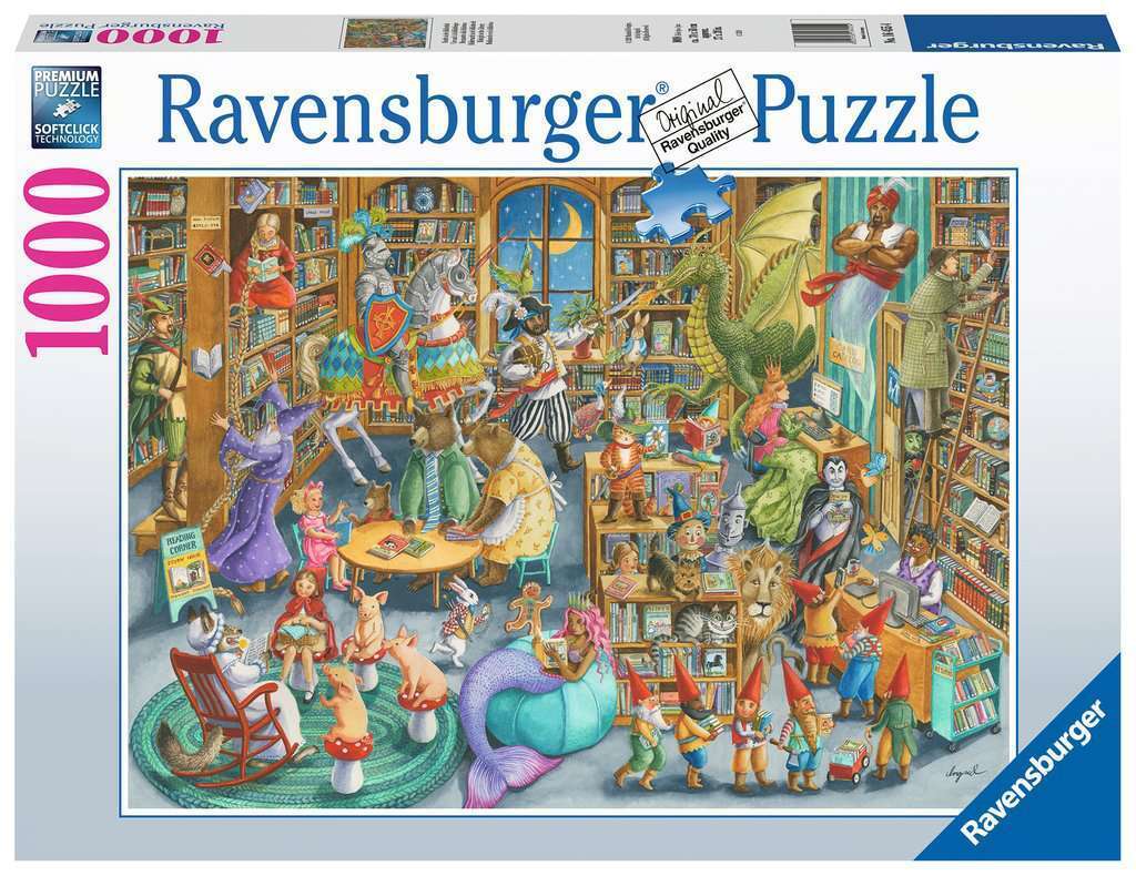 Midnight at the Library - 1000pc Jigsaw Puzzle - RB164554