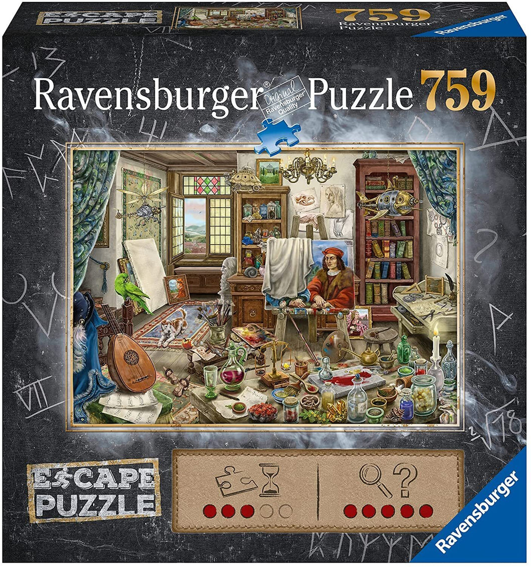 Artists Studio - 759pc ESCAPE Jigsaw Puzzle - Ravensburger
