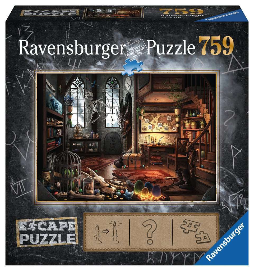 Dragon Laboratory - 759pc ESCAPE Jigsaw Puzzle - Ravensburger