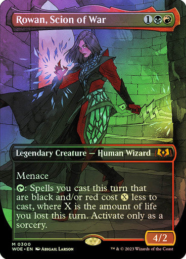 Rowan, Scion of War (Borderless foil) #0300 [WOE]