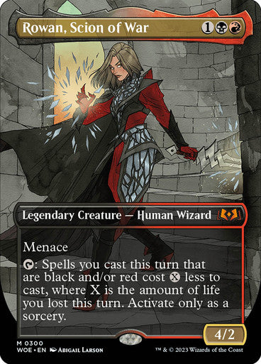 Rowan, Scion of War (borderless) #0300 [WOE]