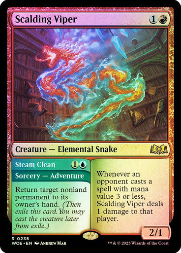 Scalding Viper (foil) #0235 [WOE]