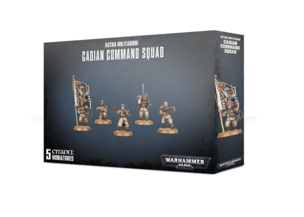 Warhammer:  Cadian Command Squad - Mega Games Penrith
