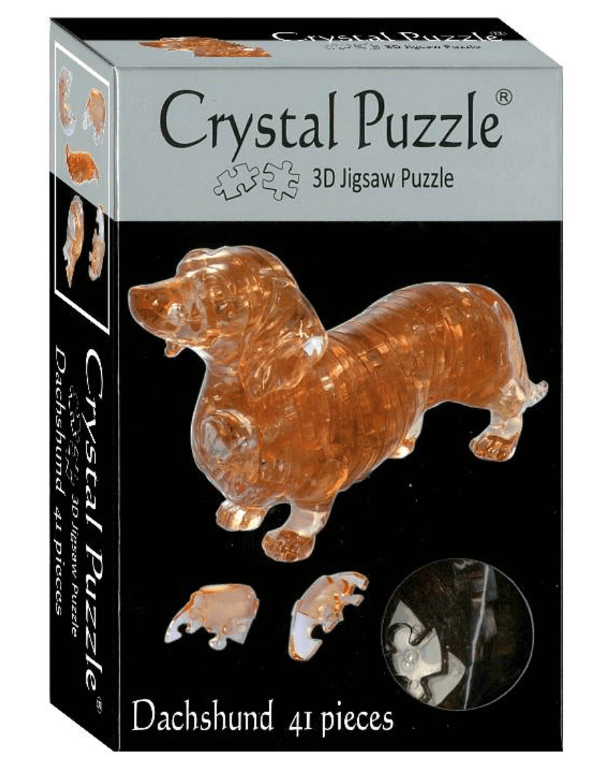 Crystal Puzzle 3d Dachshund - Mega Games Penrith