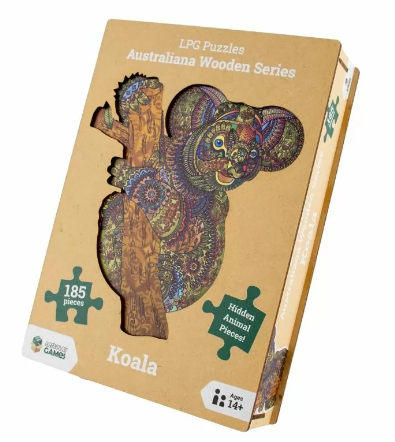Australiana Wooden Series Jigsaw Puzzle - Koala 185pcs