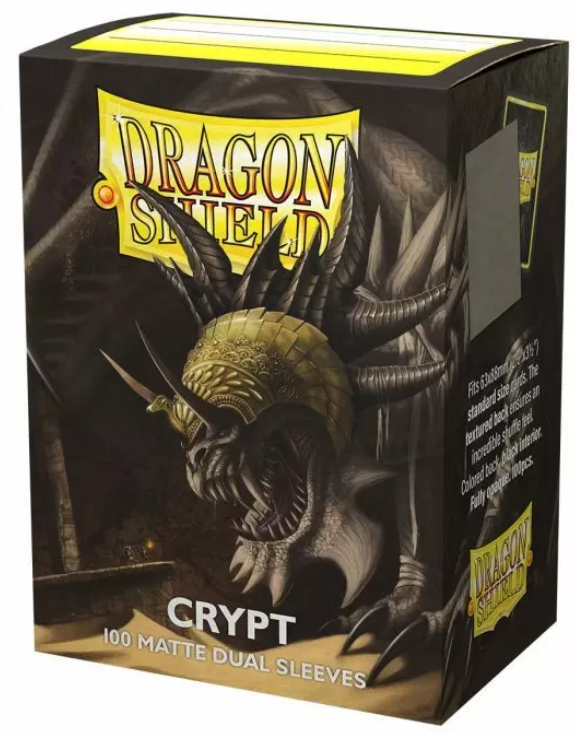 Crypt - Dual Matte Sleeves - Standard Size Box 100 - Dragon Shield