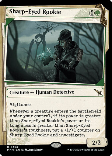 Sharp-Eyed Rookie (Showcase Dossier) #0353 G R [MKM]