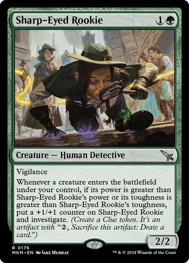 Sharp-Eyed Rookie #0176 G R [MKM]
