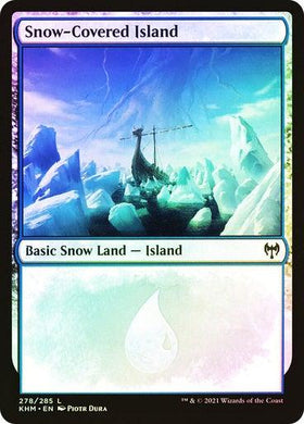 Snow-Covered Island (#278)  (Foil) - Mega Games Penrith