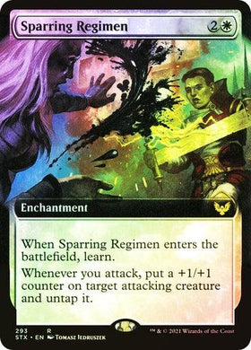 Sparring Regimen (Extended Art) (Foil) - Mega Games Penrith