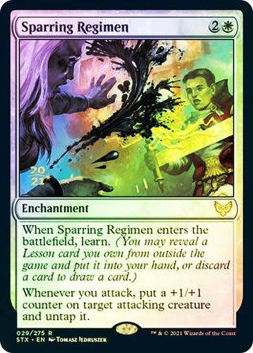 Sparring Regimen (Prerelease) (Foil) - Mega Games Penrith