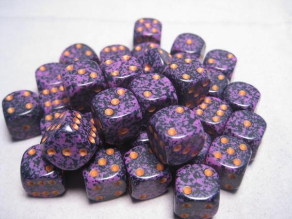 Chessex Dice Set - Speckled Hurricane 12mm D6 ( 36 ) - Mega Games Penrith