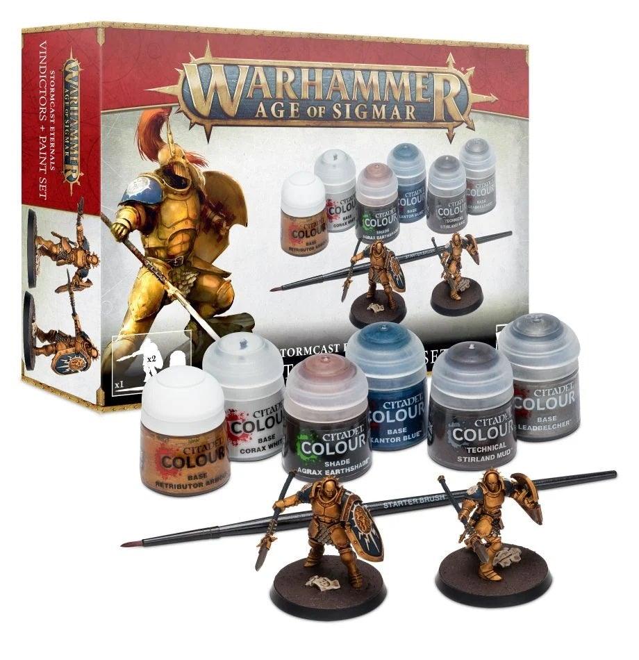 Warhammer Age of Sigmar Stormcast Eternals Vindicators & Paint Set - Mega Games Penrith