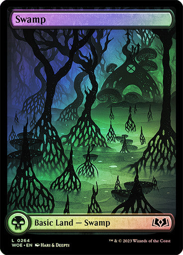 Swamp (full art foil) #0264 [WOE]