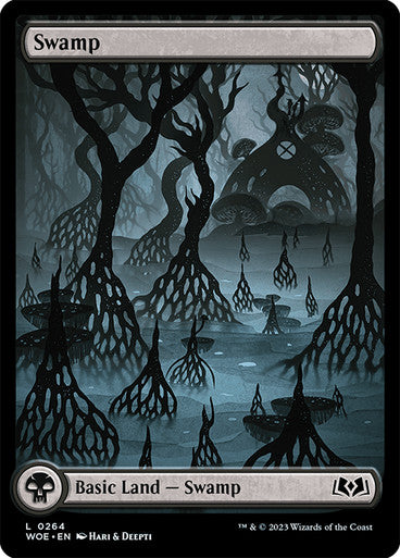 Swamp (full art) #0264 [WOE]