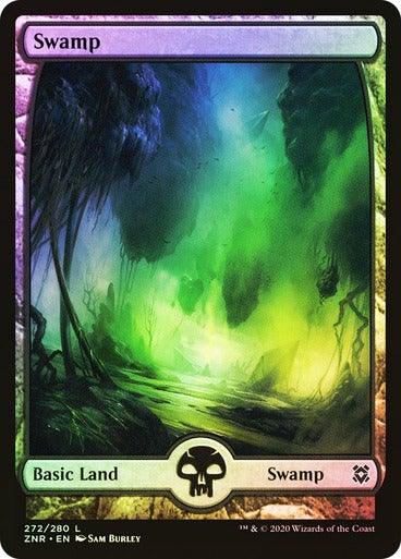 Swamp (#272) (Full Art)  (Foil) - Mega Games Penrith