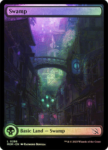 Swamp (full art foil) #0286 [MOM]