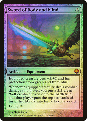 Sword of Body and Mind Scars of Mirrodin (Foil)