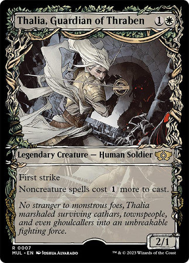 Thalia, Guardian of Thraben (showcase) #0007 [MOM] [MUL]