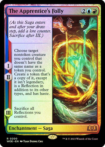 The Apprentice's Folly (foil) #0200 [WOE]