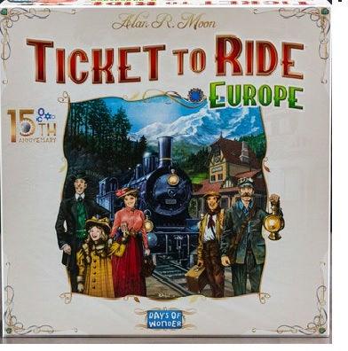 Ticket To Ride Europe 15th Anniversary Edition - Mega Games Penrith