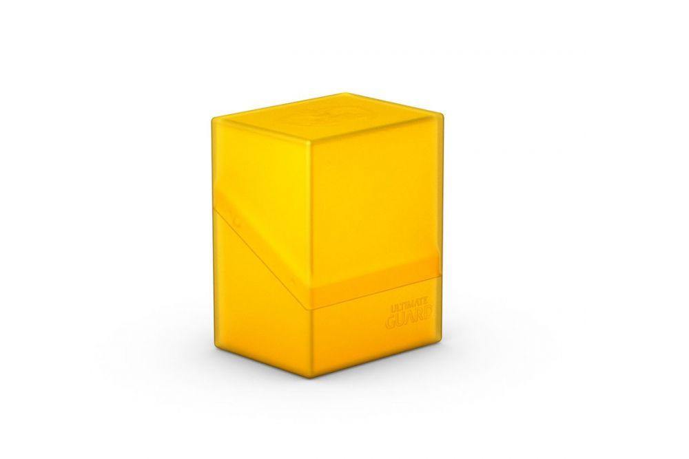 Ultimate Guard Boulder Deck Box 80+ Std Size Amber - Mega Games Penrith