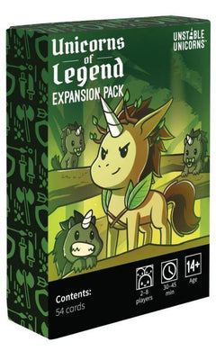 Unstable Unicorns - Unicorns of Legend Expansion Pack - Mega Games Penrith