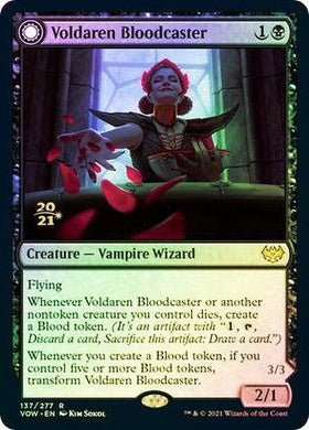 Voldaren Bloodcaster // Bloodbat Summoner (Prerelease) (Foil) - Mega Games Penrith