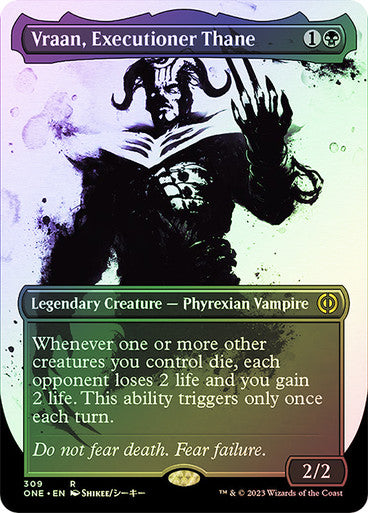 Vraan, Executioner Thane (borderless ichor) (showcase) (foil)