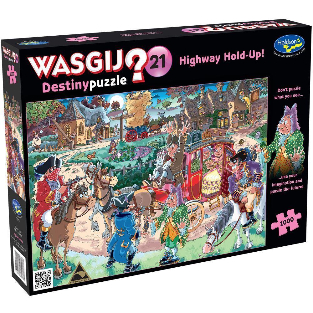 Wasgij Destiny 21 - Highway Hold-Up 1000pc Jigsaw Puzzle - Mega Games Penrith