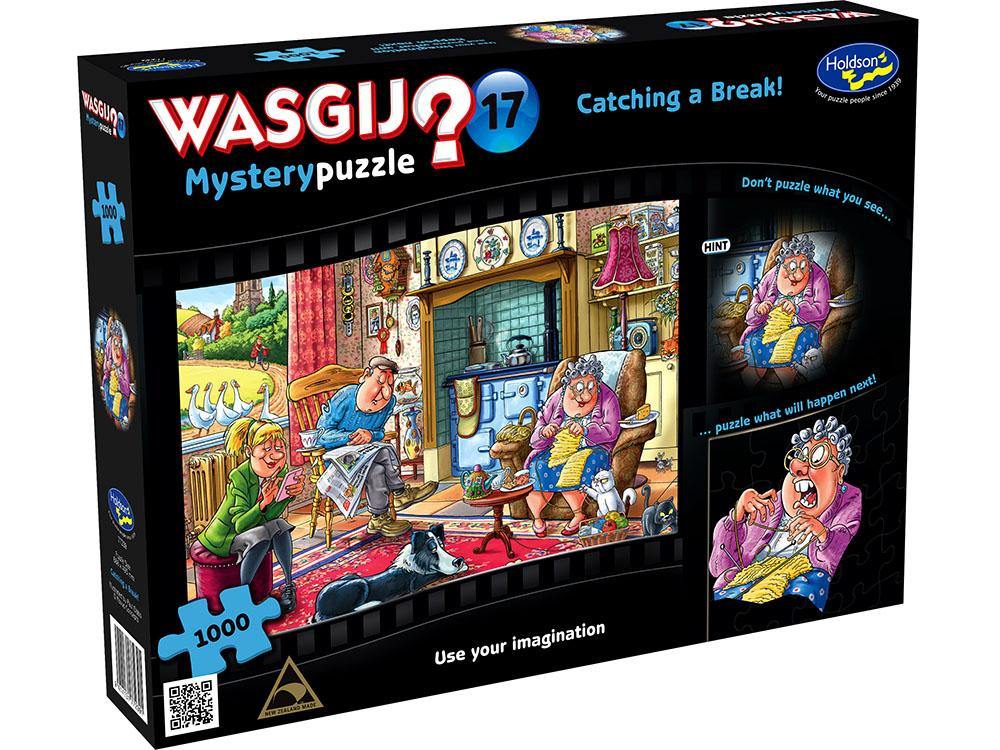 Wasgij Mystery Puzzle No: 17 Catching A Break 1000pc Jigsaw Puzzle - Mega Games Penrith