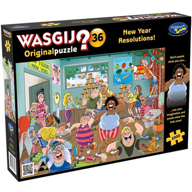 Wasgij Original 36 - New Year Resolutions 1000pc jigsaw Puzzle - Mega Games Penrith
