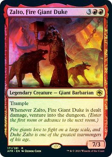 Zalto, Fire Giant Duke (Foil) - Mega Games Penrith