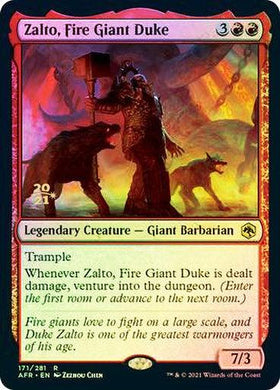 Zalto, Fire Giant Duke (Prerelease) (Foil) - Mega Games Penrith