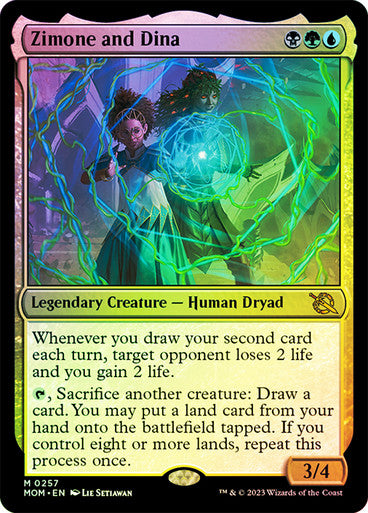 Zimone and Dina (foil) #0257 [MOM]