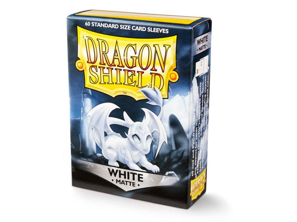 Dragon Shield Japanese  White Sleeves 60 Pk - Mega Games Penrith