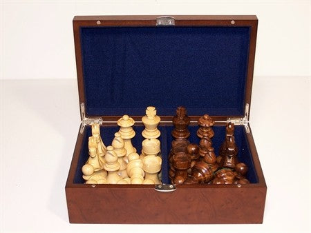 Dal Rossi Chess Box with 95mm Double Weighted Wood Pieces