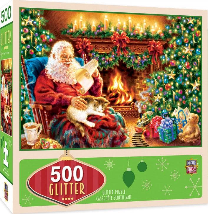 Masterpiece Sparkle & Shine, Christmas Dreams 500pc Glitter Jigsaw Puzzle - Mega Games Penrith