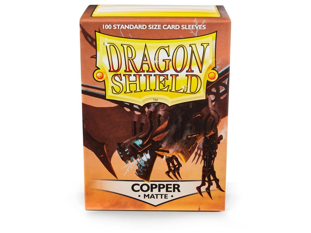 Sleeves - Dragon Shield - Box 100 - Copper MATTE - Mega Games Penrith