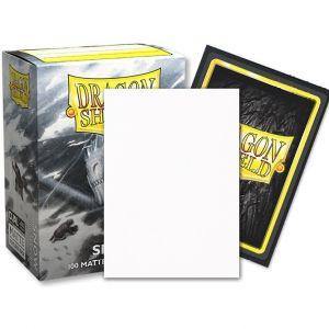 Dragon Shield Dual Matte Snow White Nirin Card Sleeves Std Size 100ct - Mega Games Penrith