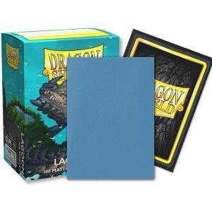Dragon Shield Dual Matte Lagoon Blue Saras Std Size Sleeves 100ct - Mega Games Penrith