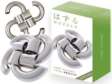 Hanayama Huzzle Cast Galaxy Level 3 Mindteaser Puzzle - Mega Games Penrith