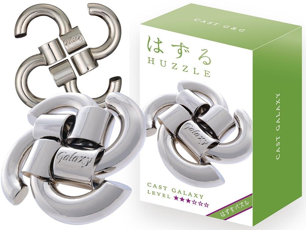 Hanayama Huzzle Cast Galaxy Level 3 Mindteaser Puzzle - Mega Games Penrith