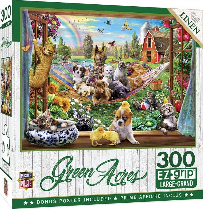 Masterpieces Green Acres, Afternoon Siesta 300pc EZ Grip Jigsaw Puzzle - Mega Games Penrith