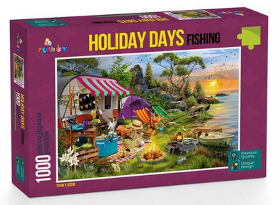 Funbox Holiday Days Fishing 1000pc Jigsaw Puzzle - Mega Games Penrith